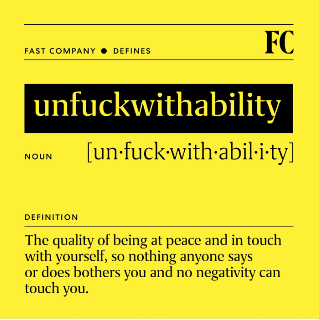 Are you unfuckwithable?⁠